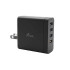 InnozÂ® InnoPower TQ4 4 Port QC3.0 Travel Charger (with US, UK, EU, AU Plug Adaptor) - Black