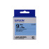 Epson LK-3LBP 9 mm Black on Blue Tape