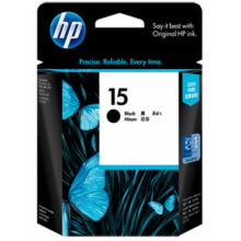 HP 15 Black Inkjet Print Cartridge (C6615DA)