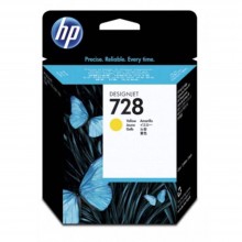 HP 728 40-ml Yellow DesignJet Ink Cartridge (F9J61A)