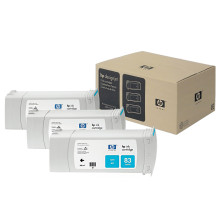 HP 83 3-pack 680-ml Cyan DesignJet UV Ink Cartridges (Item no: HP C5073A)