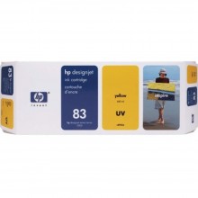 HP 83 DesignJet UV Ink Cartridge 680-ml - Yellow (C4943A)