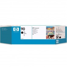 HP 90 DesignJet Ink Cartridge (3-pack) 775-ml - Black (C5095A)