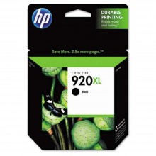 HP 920XL Black Officejet Ink Cartridge (CD975AA)