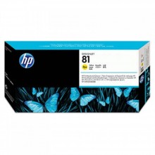 HP 81 Yellow Dye Printhead and Printhead Cleaner (C4953A)