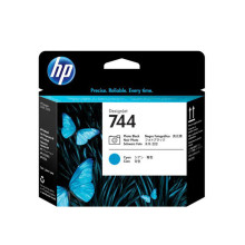  HP 744 Photo Black and Cyan Printhead