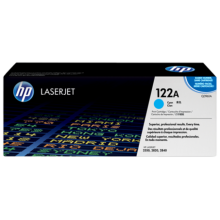 HP 122A Cyan LaserJet Toner Cartridge (Q3961A)