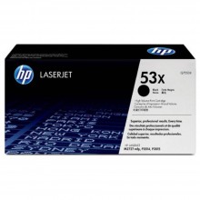 HP 53X High Yield Original LaserJet Toner Cartridge - Black (Q7553X)