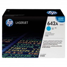 HP 642A Cyan LaserJet Toner Cartridge (CB401A)