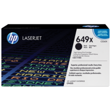 HP 649X Black LaserJet Toner Cartridge (CE260X)