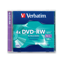 Verbatim DVD-RW 4.7gb 120min Casing (1pc)