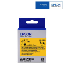 Epson Black on Yellow, Heat Shrink, DIA.(Item No:EPS LK-4YBA5)